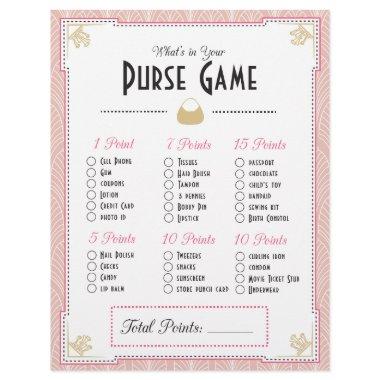 Art Deco Style What's in Your Purse? Game