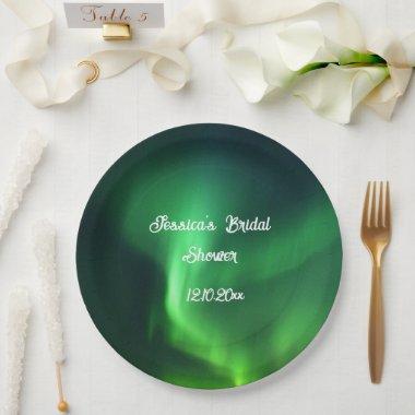 Aurora Borealis Northern Lights Weddings Paper Plates