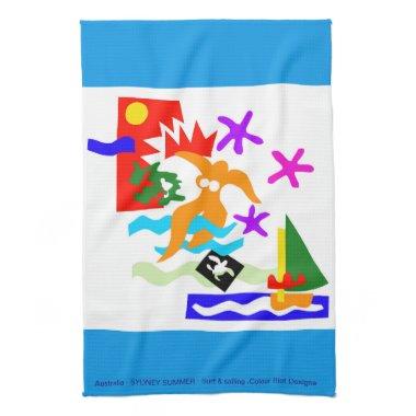 Australia - SYDNEY SUMMER - Surf & sailing - Kitchen Towel