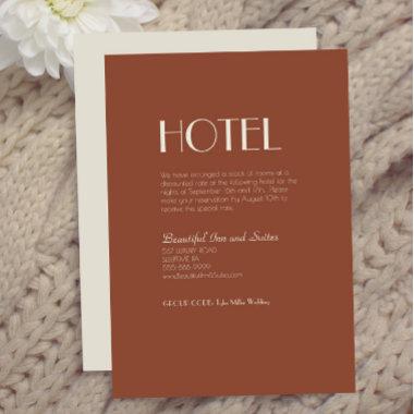 Autumn Boho Deco | Rust Wedding Accommodation Enclosure