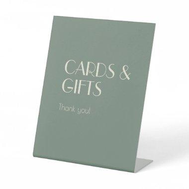 Autumn Boho Deco | Sage Green  and Gifts Pedestal Sign