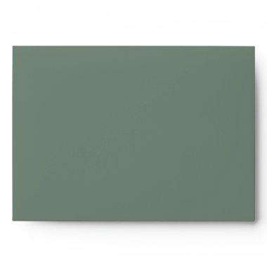 Autumn Boho Deco | Sage Green Wedding  Envelope