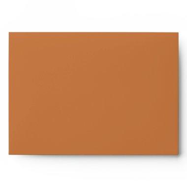 Autumn Boho Deco | Terracotta Wedding  Envelope