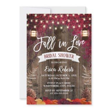 Autumn Burgundy Leaves Lantern Fall