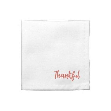 Autumn / Fall Floral Baby Shower - Thank you Invitations Cloth Napkin