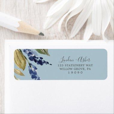 Autumn Greenery | Slate Return Address Label