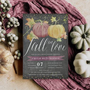 Autumn Pumpkin | Fall Bridal Shower Invitations