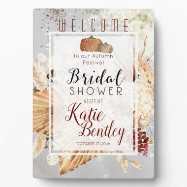 Autumn Rustic Boho  Welcome Plaque