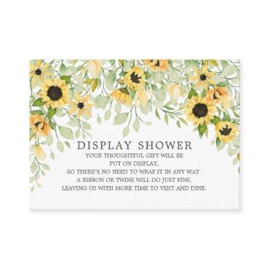 Autumn Sunflower  Display Shower Enclosure
