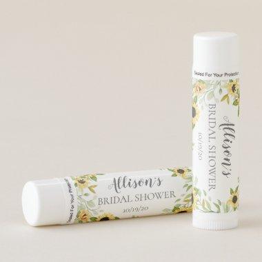 Autumn Sunflower Bridal Shower Lip Balm