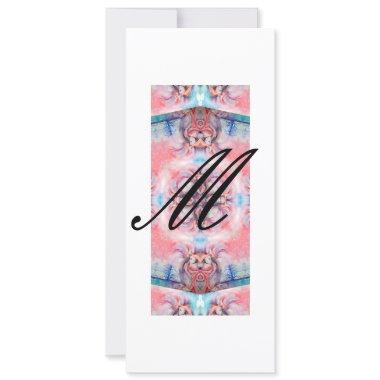 AVALON Abstract Monogram Pink Purple