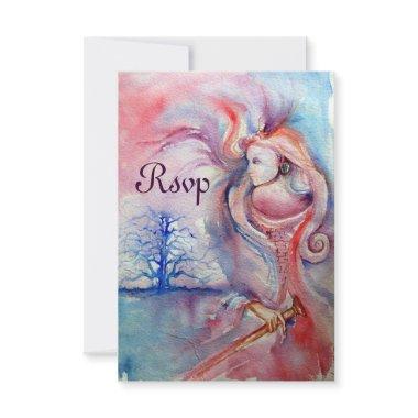AVALON ,Magic and Mystery , soft pink blue rsvp