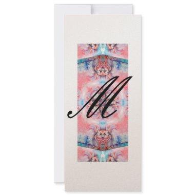 AVALON monogram 2, pink purple metallic CHAMPAGNE