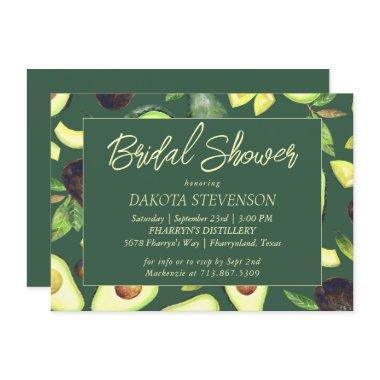 Avocado Blossoms | Dark Green Rustic
