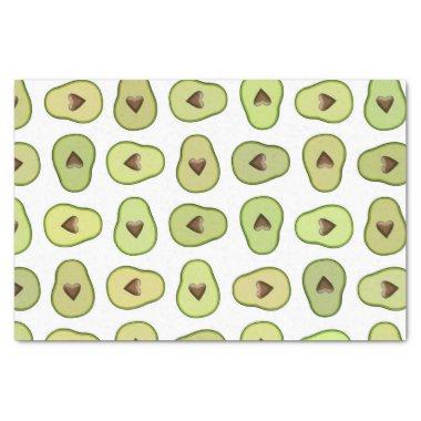Avocado Heart Fruit Fiesta Baby Shower Party Tissue Paper