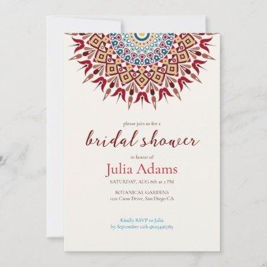 Axis Mandala Bridal Shower Invitations