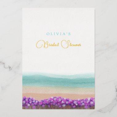 Azure Coast in Bloom  Foil