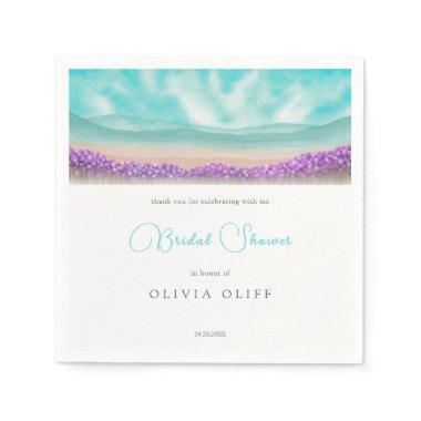 Azure Coast in Bloom  Napkins