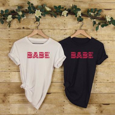 BABE-Retro Bridal Shower-Bachelorette Party T-Shirt