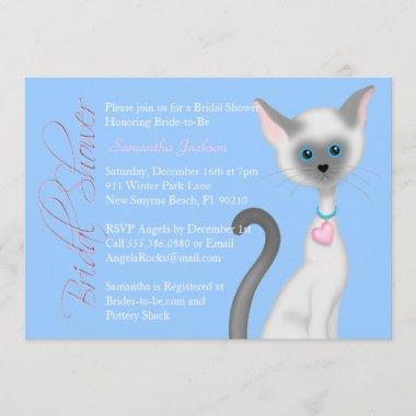 Baby Blue Bride Bridal Shower Invite