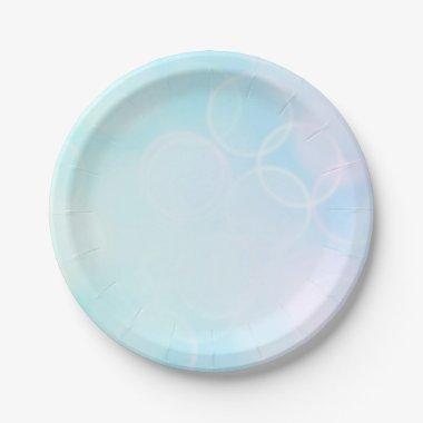 Baby Bokeh - Blue Paper Plates