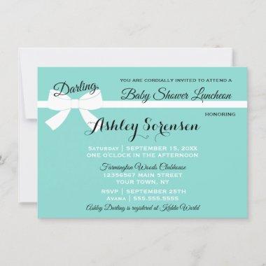Baby & Guests Sprinkle Shower Tiara Party Invitations