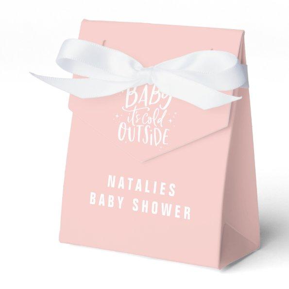 Baby its cold outside baby shower favor box