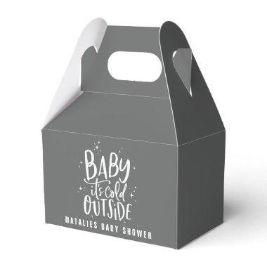 Baby its cold outside baby shower favor boxes