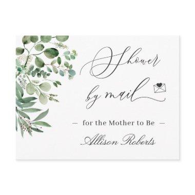 Baby Shower By Mail Simple Elegant Eucalyptus PostInvitations