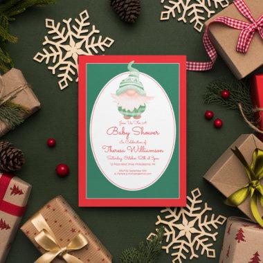 BABY SHOWER | Christmas Gnome Invitations