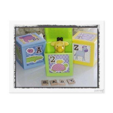 Baby Shower Giraffe Post