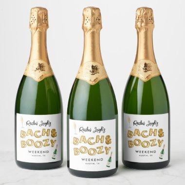 Bach & Boozy Bachelorette Weekend Sparkling Wine Label