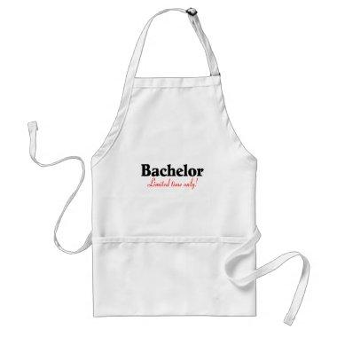 Bachelor Limited Time Only Adult Apron