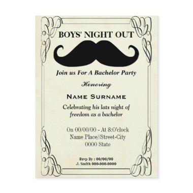 bachelor party Invitations,groom shower Invitations