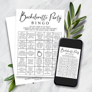 Bachelorette Bingo Party Game