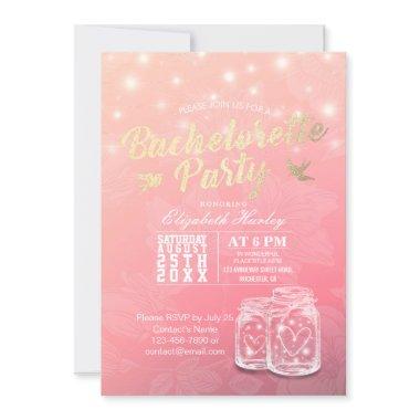 Bachelorette  Mason Jar String Lights Thank You