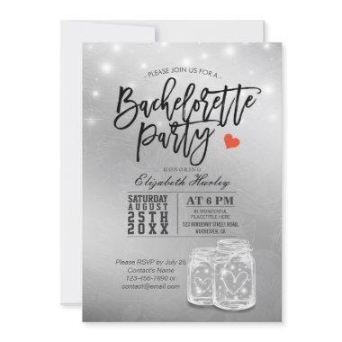 Bachelorette  Mason Jar String Lights Thank You