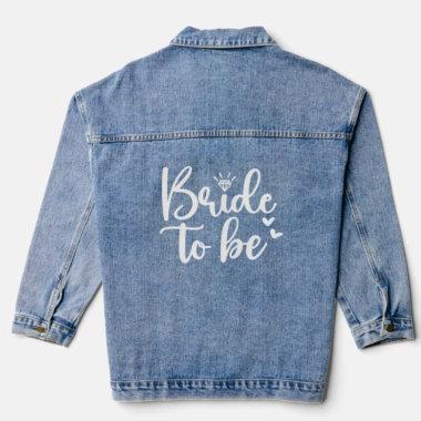 Bachelorette Bride To Be Denim Jacket