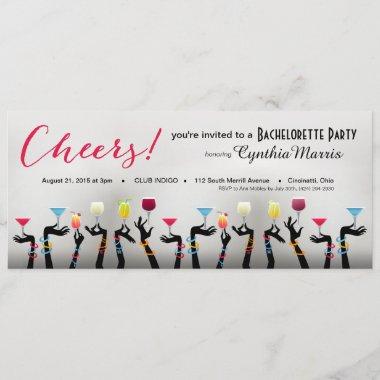 Bachelorette Cocktail Party Invitations
