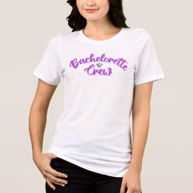 "Bachelorette Crew" Tri-Blend Shirt