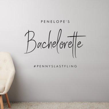 Bachelorette | Modern Minimalist Script Wall Decal