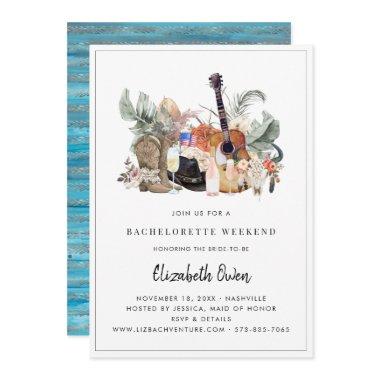 Bachelorette Nash Bash | Western Cowgirl Invitations