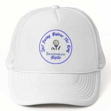 Bachelorette Party,  Blue and White Trucker Hat