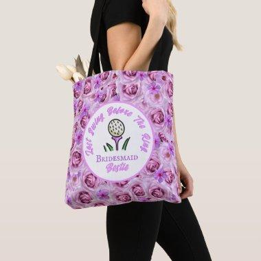 Bachelorette Party, Bridal Shower Lavender Purple Tote Bag