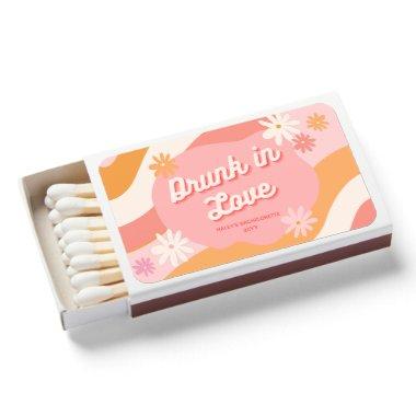 Bachelorette Party Favor Matchbox Drunk in Love Matchboxes