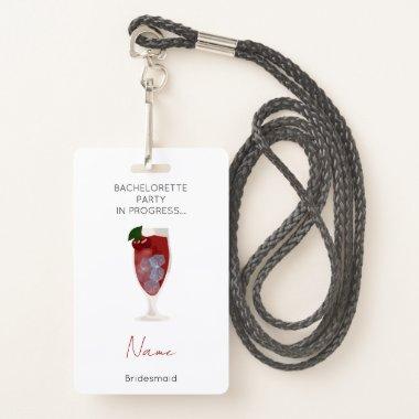 Bachelorette Party Girls Weekend Bridesmaid Badge