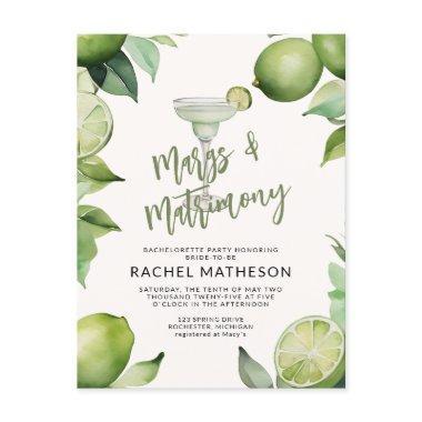 Bachelorette party margs and matrimony post