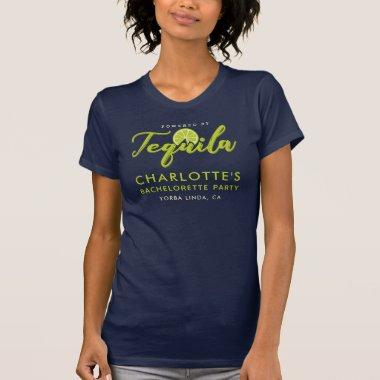 Bachelorette Party Powered by Tequila Custom T-Shirt