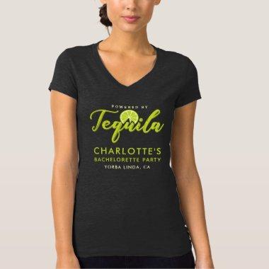 Bachelorette Party Powered by Tequila Weekend T-Shirt