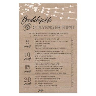 Bachelorette Scavenger Hunt  game Fly Flyer